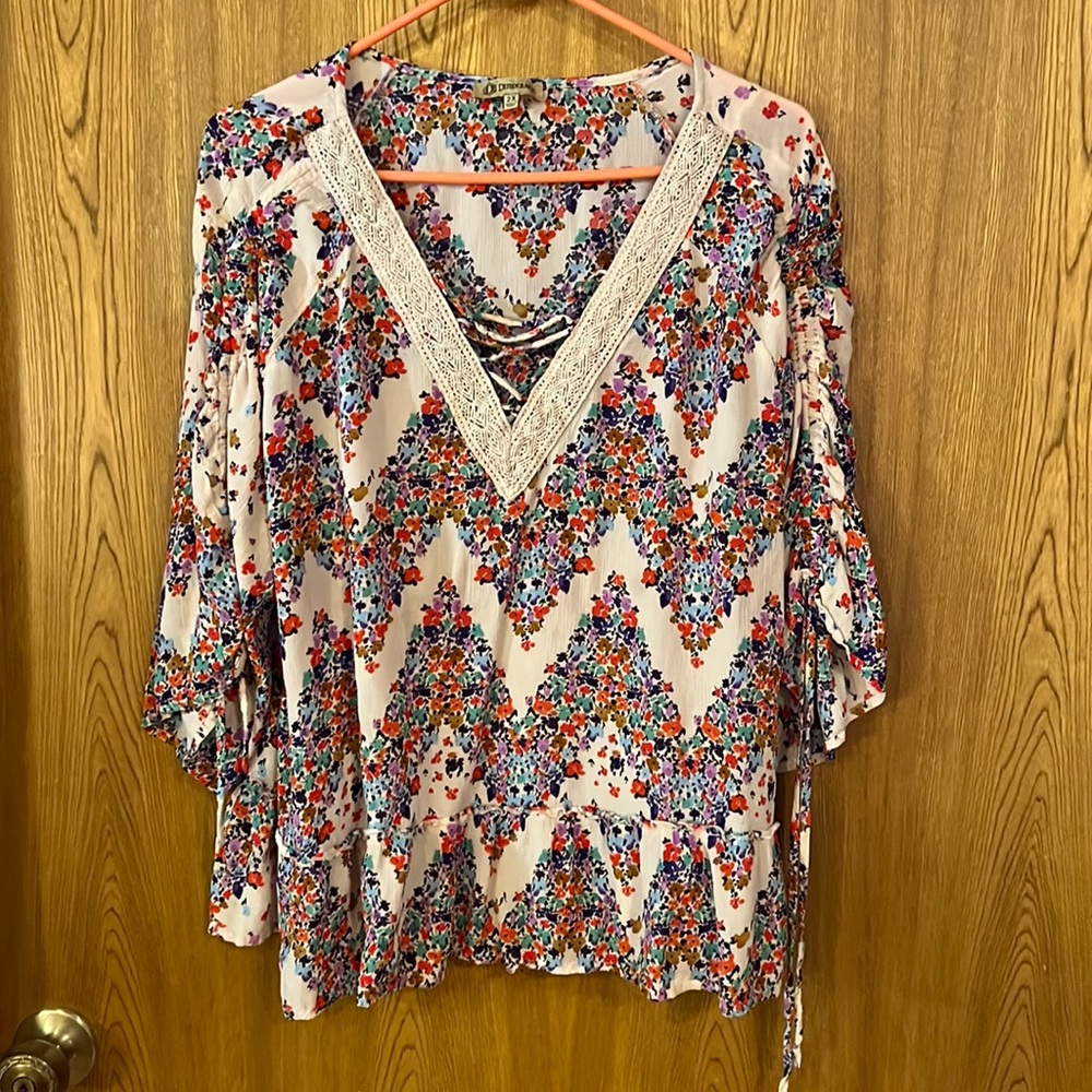 Democracy Ruffled Blouse